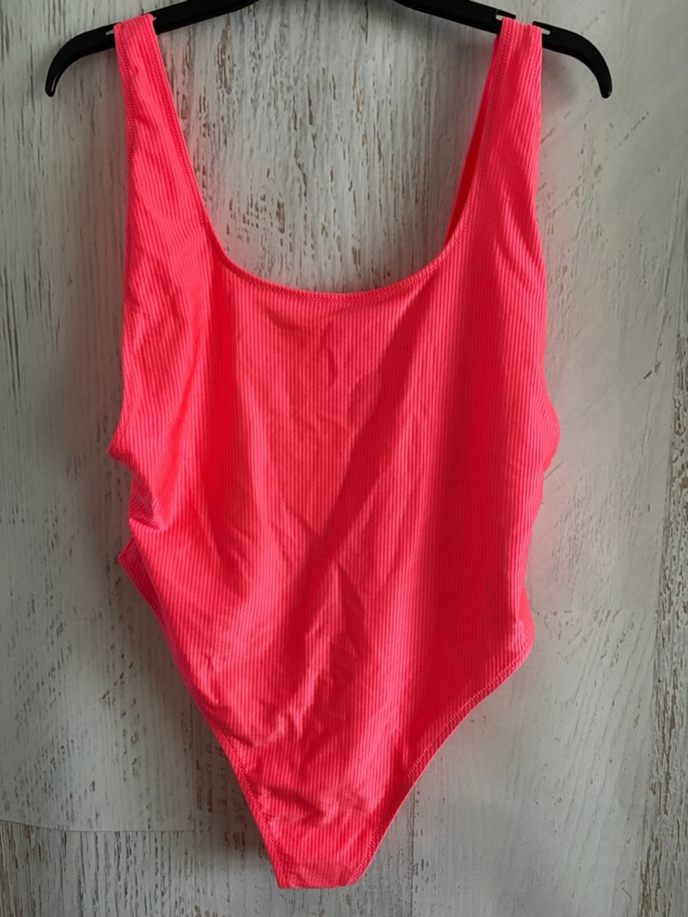 Aerie Shine Rib Birthday Scoop Cheekiest One Piece Swimsuit